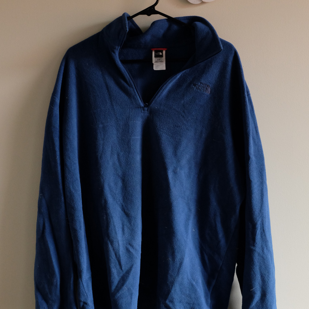 North Face Fleece Quarter Zip (Size: Men's XL)